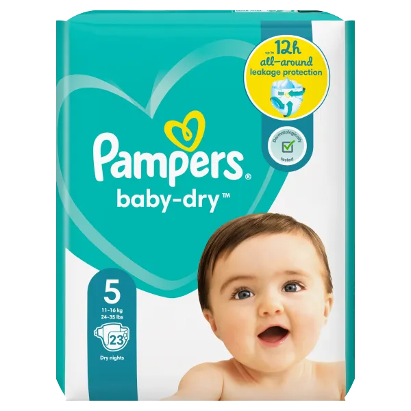 Pampers Babydry Junior Sz5