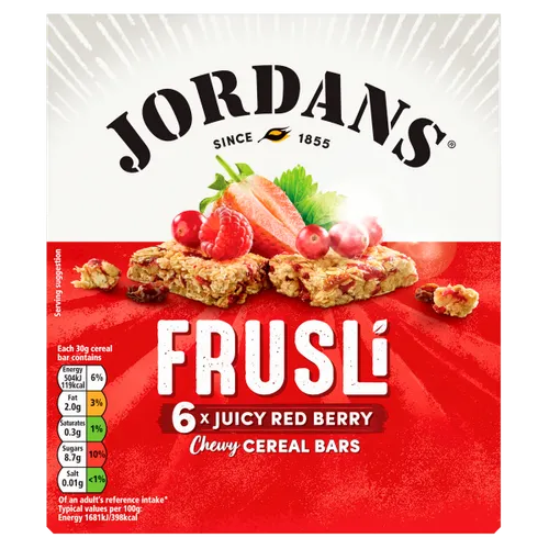 Jordans Frusli Red Berry Cereal Bar