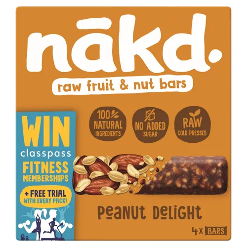 Nakd Peanut Delight 4PK