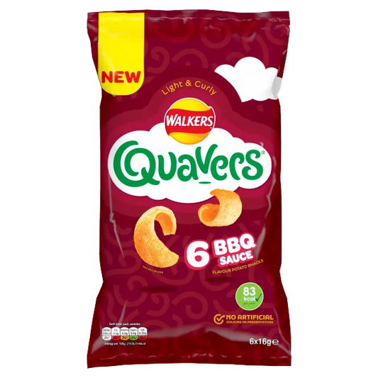 Quavers Bbq 6PK