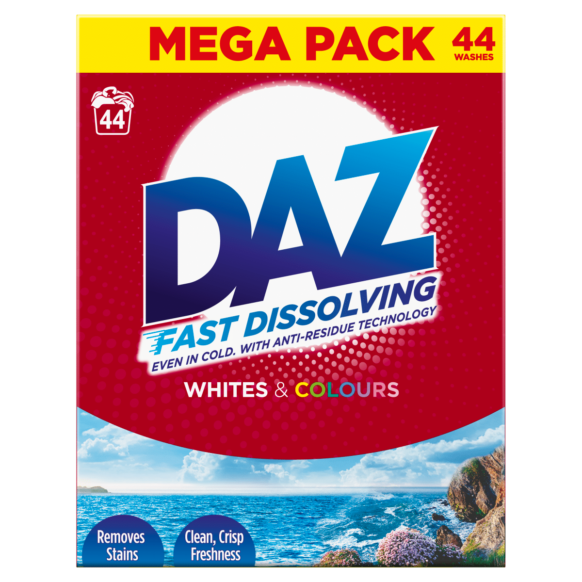 Daz Wash Powder Whites & Colours 44W