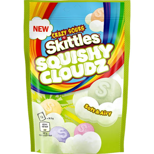 Skittles Squishy Cloudz Sourz Treat Bag