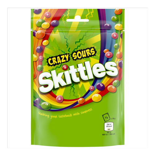 Skittles Vegan Chewy Crazy Sour Fruit