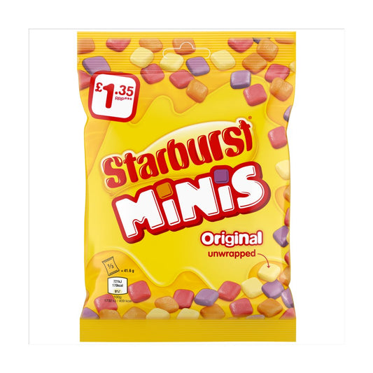 Starburst Minis £1.35    125G