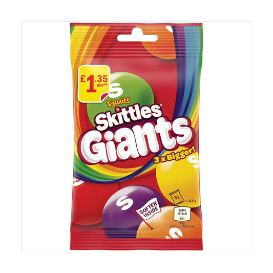 Skittles Giants Fruits Treat Bag Pm1.35