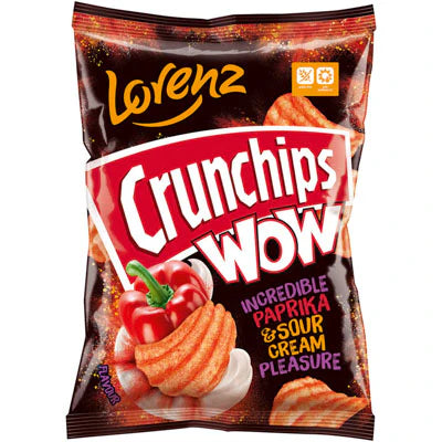 Lorenz Crunchips Wow Paprika & Sour Cream