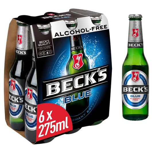 Becks Blue Alcohol Free 6X275Ml