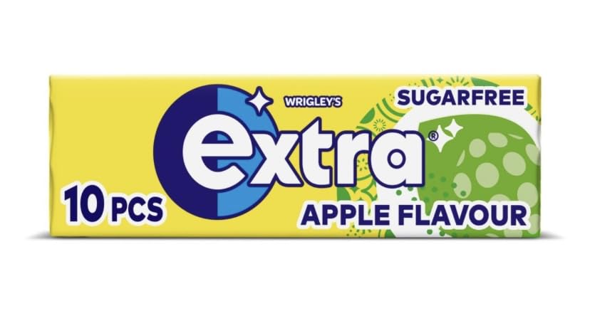 Wrigley Extra Apple Sugar Free Gum 10Pc *