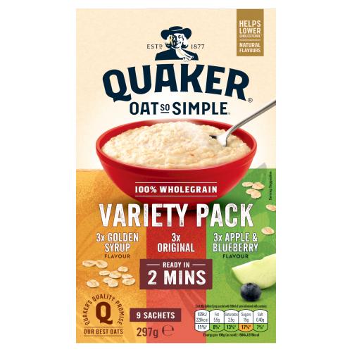 Quaker Oat So Simple Variety 9PK