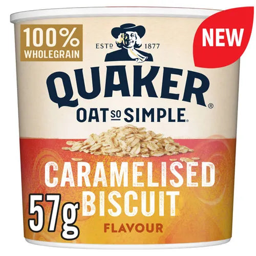 Quaker Oats So Simple Caramelised Biscuit Pot