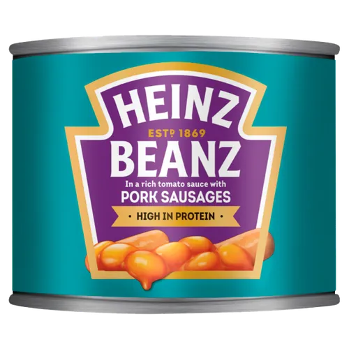 Heinz Baked Beanz With Pork Sausages