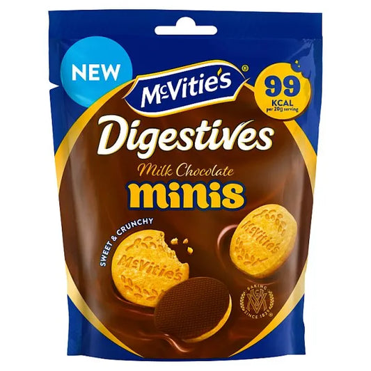 Mcvities Mini Milk Chocolate Digestives Pouch