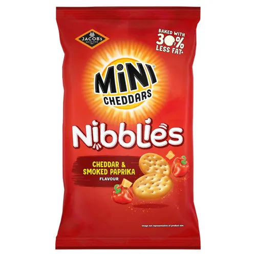 Jacobs Mini Cheddars Nibblies Cheddar & Paprika