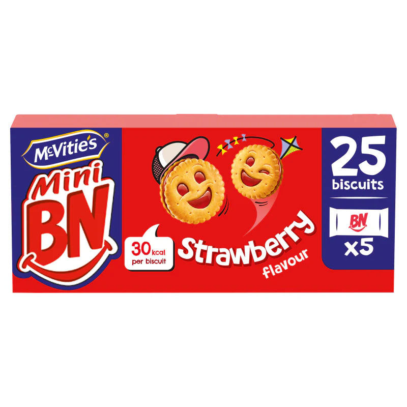 Mcvities Bn Minis Strawberry 5 Pack