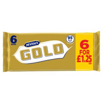 Mcvities Gold Bars Pm1.25