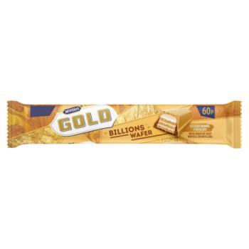 Mcvities Gold Billion Bar 60P 39.5G