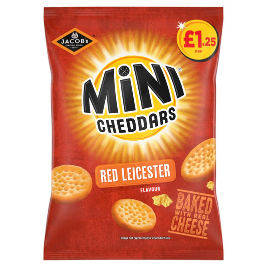 Jacobs Mini Cheddars Red Leicester Pm1.25