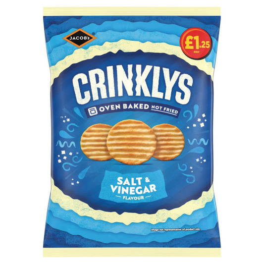 Jacobs Crinklys Salt & Vinegar Pm1.25