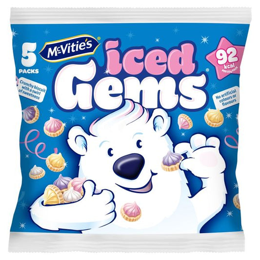 Mcvities Iced Gems 5PK