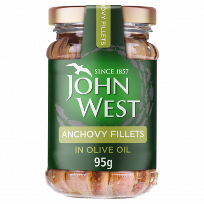 John West Anchovy Fillets In Olive Oil