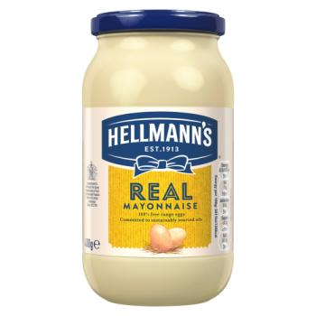 Hellmanns Real Mayonnaise Jar