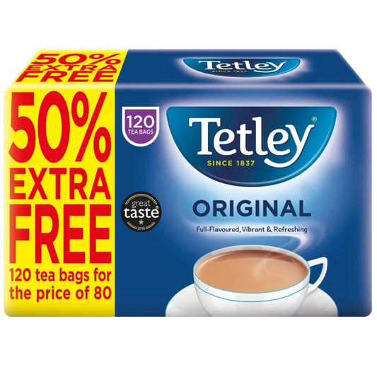 Tetley Teabags+50%Ef