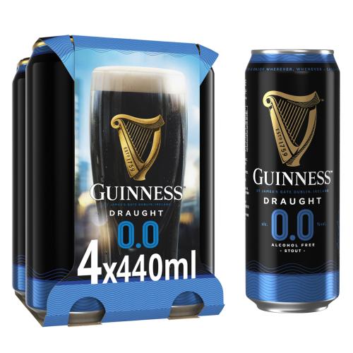 Guinness Draught 0.0% 4X440Ml