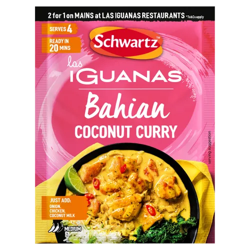 Schwartz Las Iguanas Bahain Coconut Curry