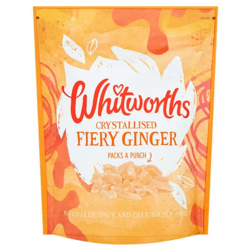 Whitworths Crystalised Ginger 175G