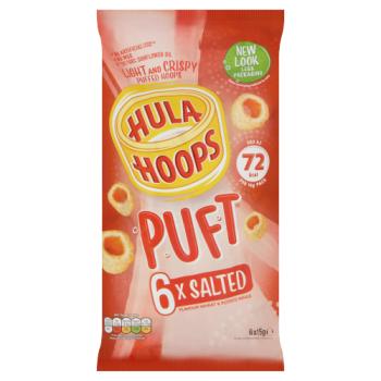 Hula Hoops Puft Salted 6PK