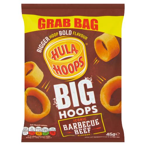 Hula Hoops Big Hoops Grab Bag Bbq