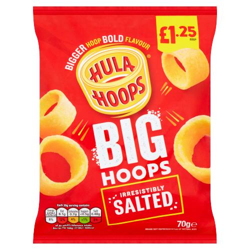 Hula Hoops Big Hoops Salted £1.25 PMP