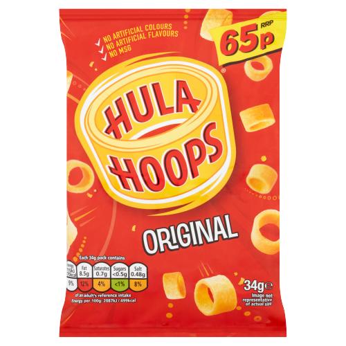 Hula Hoops Original 65P  34G