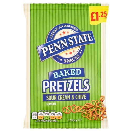 Penn State Sour Cream & Chive Pretzels Pm1.25