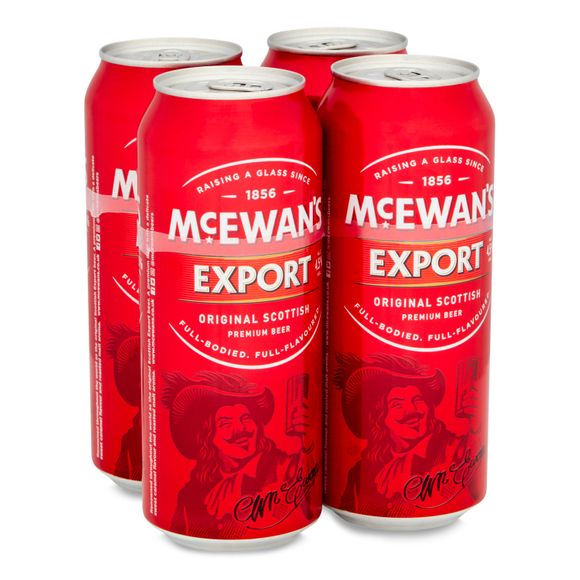 Mcewans Export Can 4.5% 4X500Ml