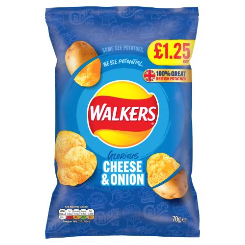 Walkers Cheese & Onion Pm1.25