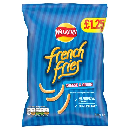 French Fries Cheese & Onion Pm1.25   54G