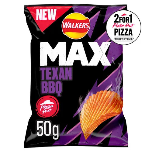 Walkers Max Pizza Hut Texas Bbq