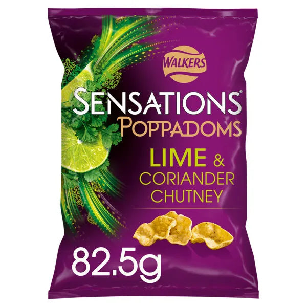 Sensations Lime & Coriander Poppadoms