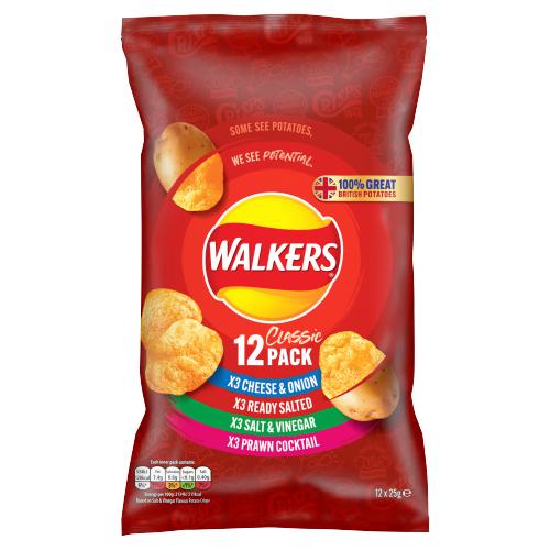 Walkers Classic Variety 12 Pack