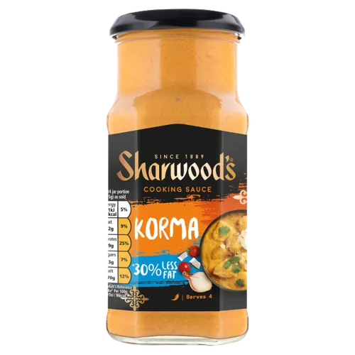 Sharwoods Korma 30% Lf Sauce