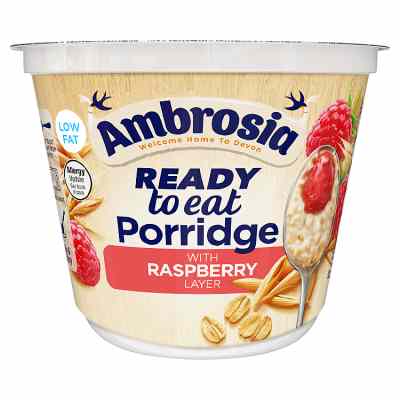 Ambrosia Porridge Raspberry Rte 210G