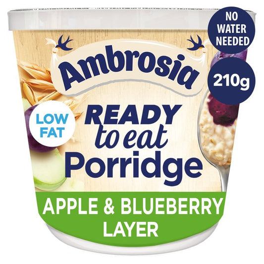 Ambrosia Ready To Eat Porridge Pot Apple & Raspberry