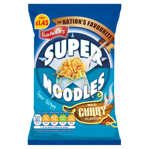 Batchelors Super Noodles Curry Pm1.45