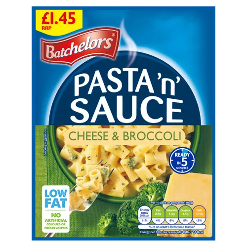 Batchelors Pasta And Sauce Cheese & Broccoli Pm1.45