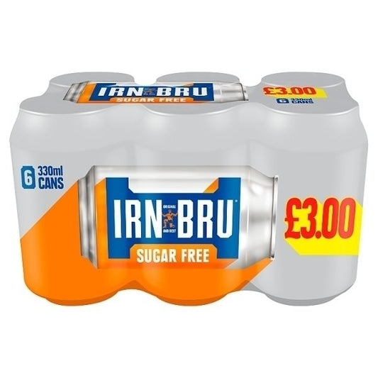 Irn Bru Sugar Free 6PK Pm3