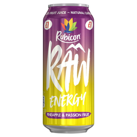 Rubicon Raw Energy Pineapple & Passionfruit Pm1