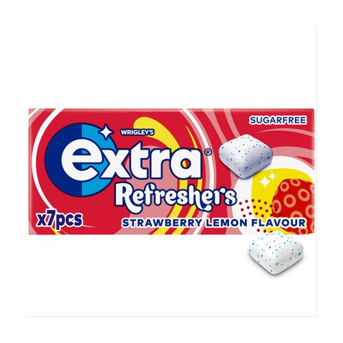 Wrigley Extra Strawberry And Lemon 7Pc *