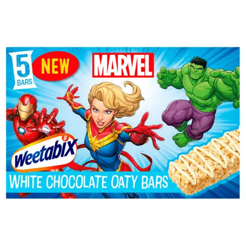 Weetabix Marvel Oaty White Chocolate Bars