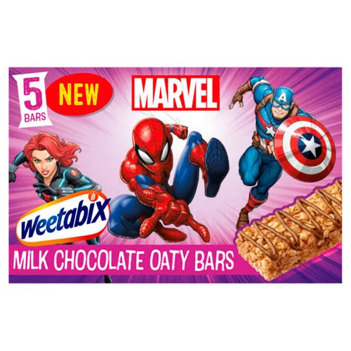 Weetabix Marvel Oaty Milk Chocolate Bars